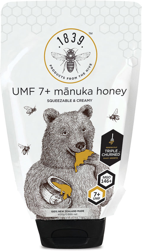 1839 Squeezable UMF 7+ Mānuka Honey