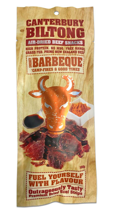 Canterbury Biltong Smokey Barbeque 100g