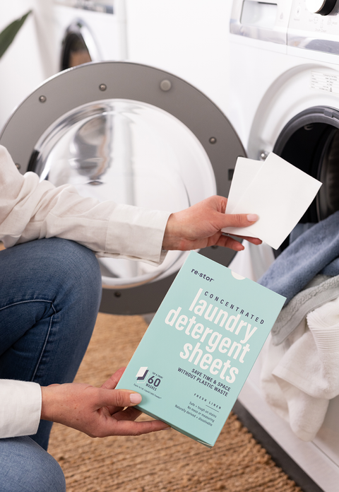 Restor Laundry Detergent Sheets - Fresh Linen Scent