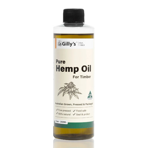 Pure Hemp Oil 250ml - Gilly's Australia