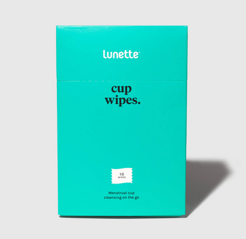 Lunette Biodegradable Cup Wipes