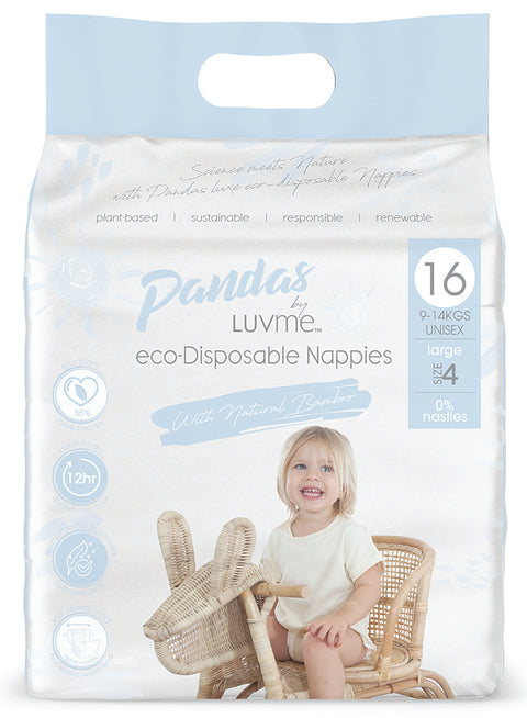 Pandas Eco Disposable Nappies - Size 4