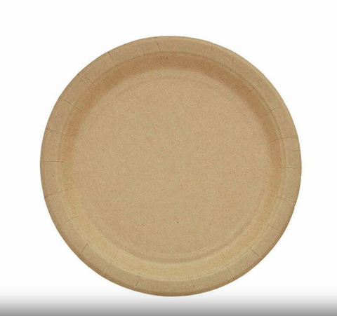 Kraft Paper Plate Medium 20pk