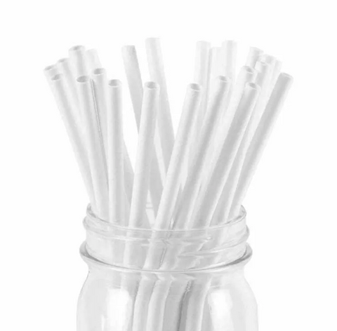 White Paper Straws