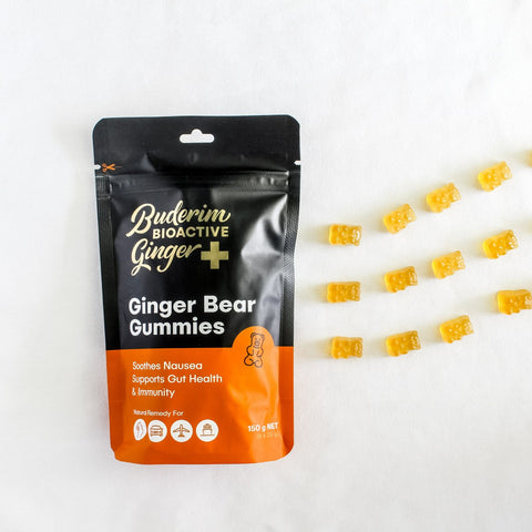 Buderim Bioactive Ginger Bear Gummies Travel Pack