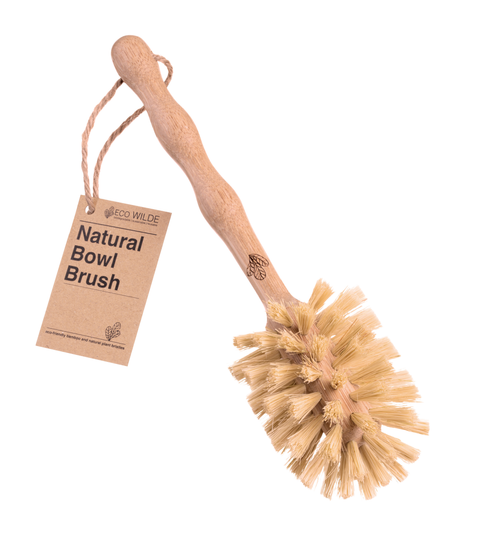 Natural Bamboo Bowl Brush