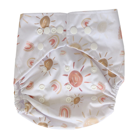 Luvme Reusable Swim Nappy - Sun and Rainbow