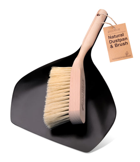 Eco Wilde Natural Dustpan and Brush Set